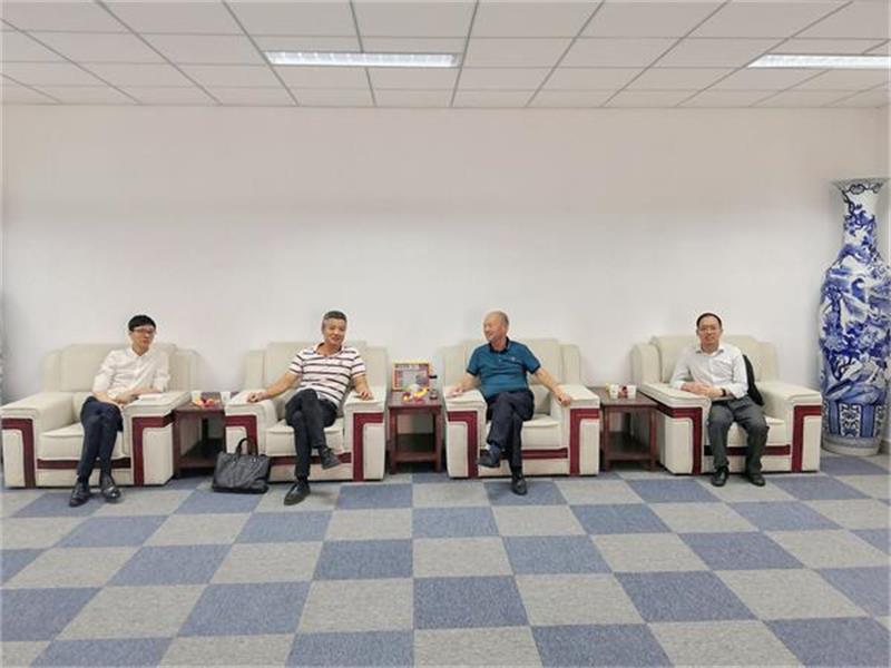 清华研究院陆院长一行 来滚球线上平台,滚球（中国）共商产业规划